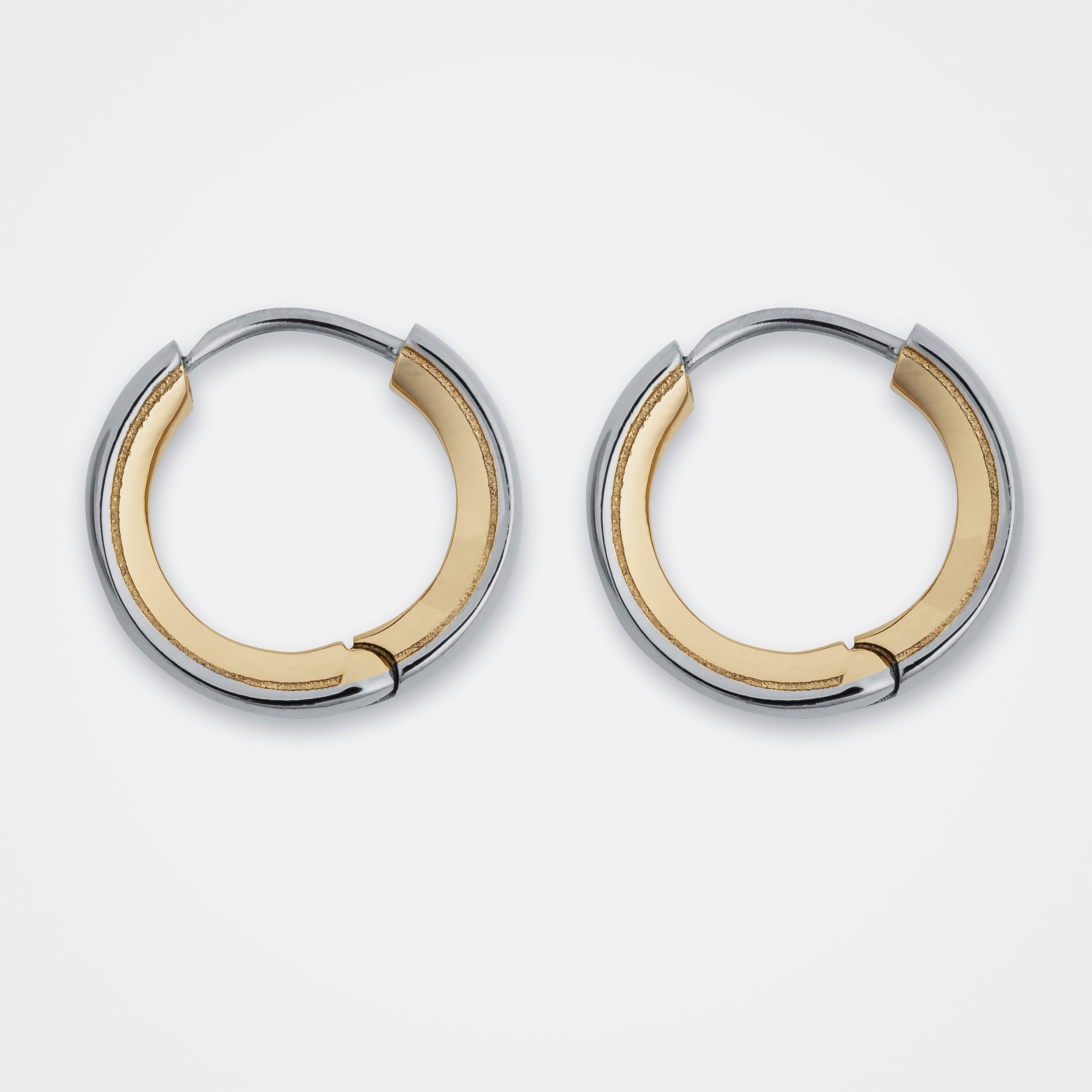 Enchanted Moonbeam Arc Hoop 14KT Earring