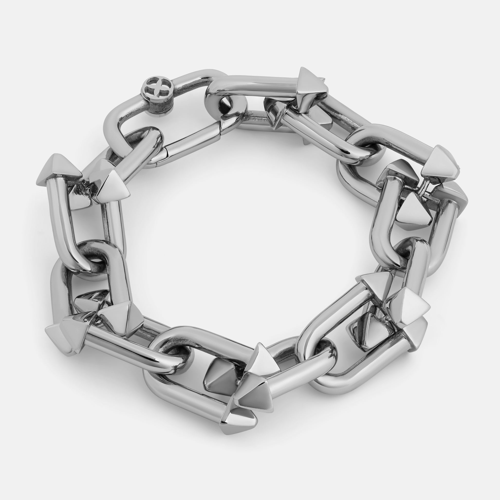 Anvil Silver Cuban Link Bracelet