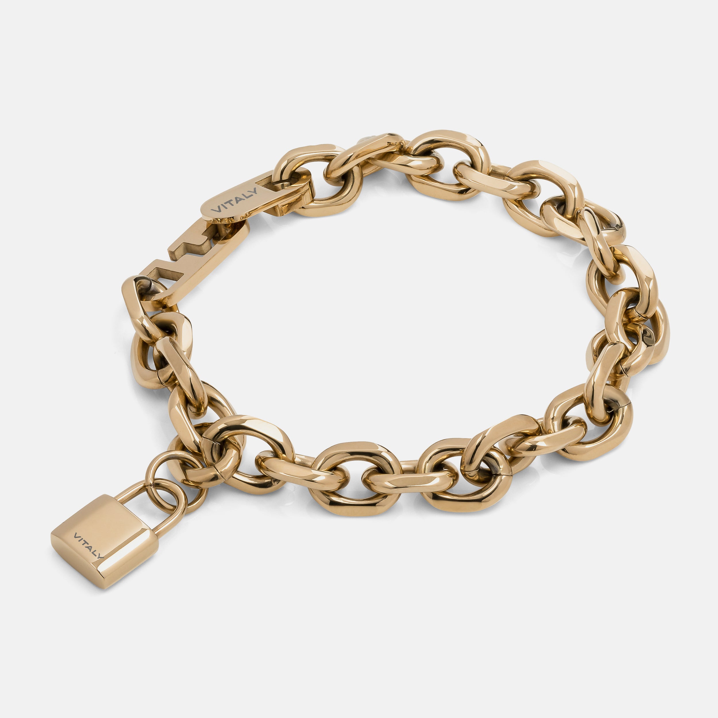 Shops Vitaly Gold Lock Chain