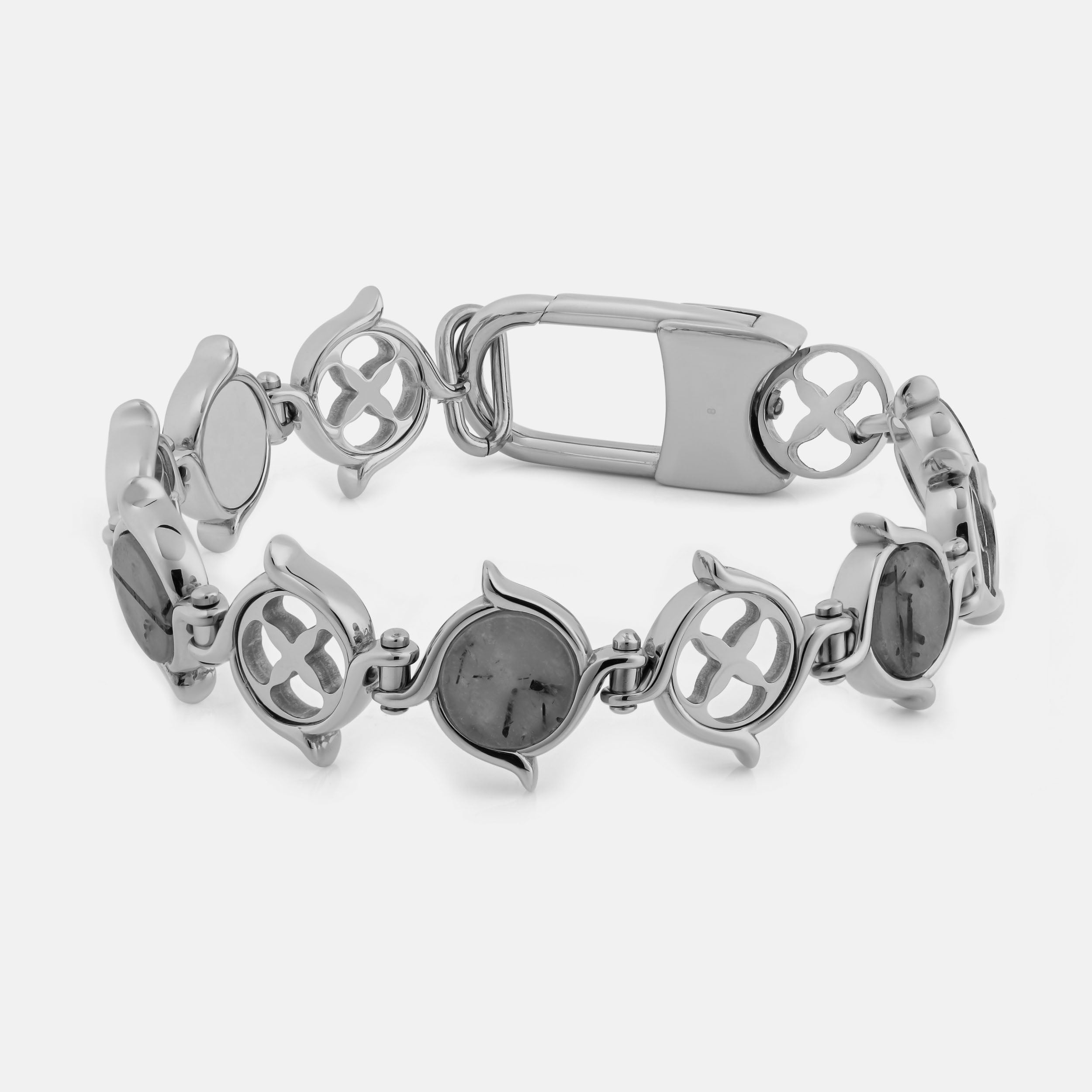 Vitaly outlets Stainless steel Black Bracelet (Men’s)